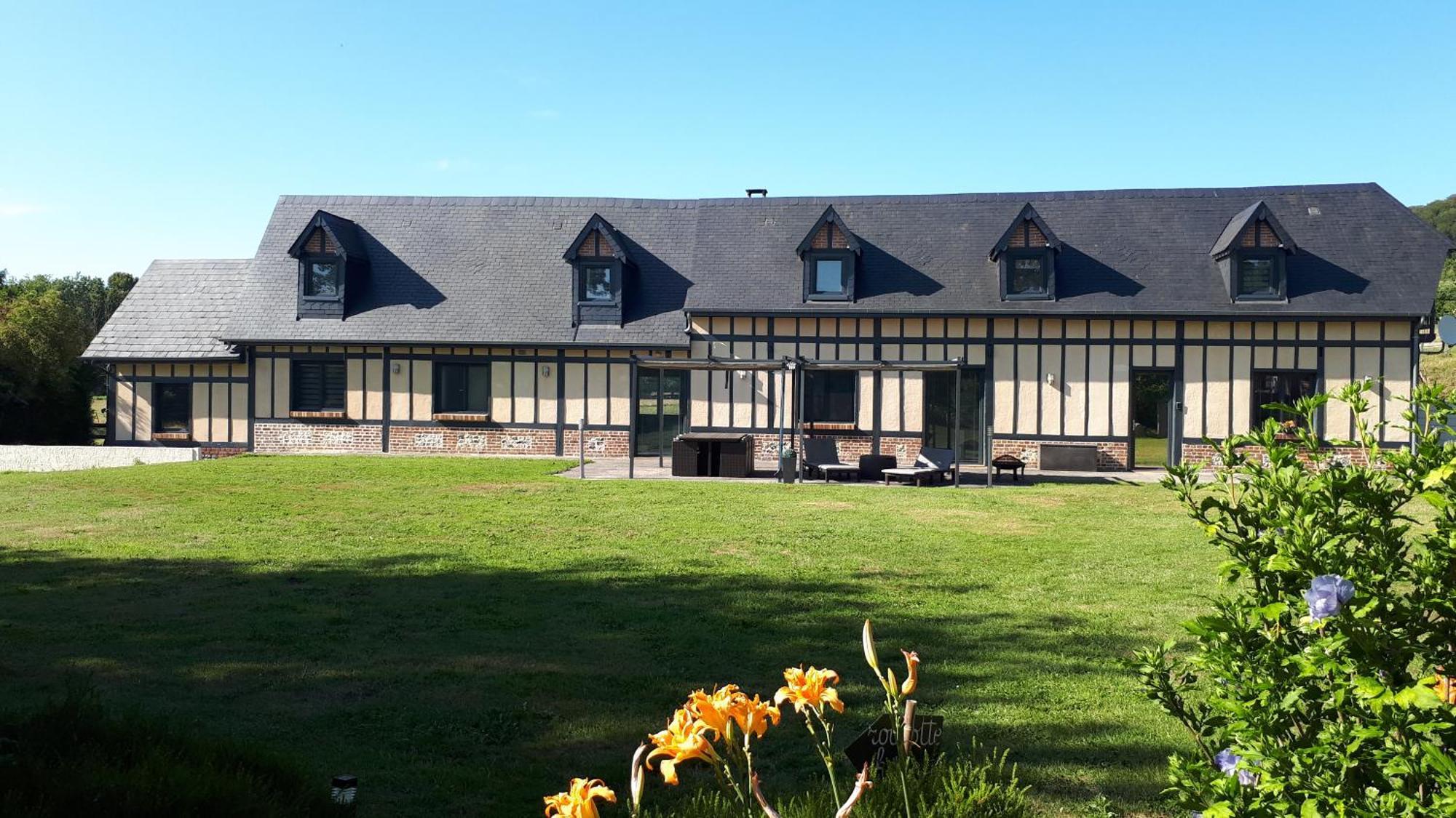 La Longere Des Nuits De Varenne Muchedent Exterior foto